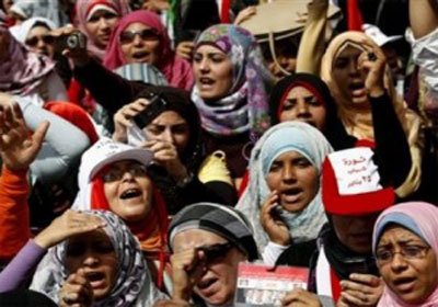 من احتجاجات المرأة المصرية